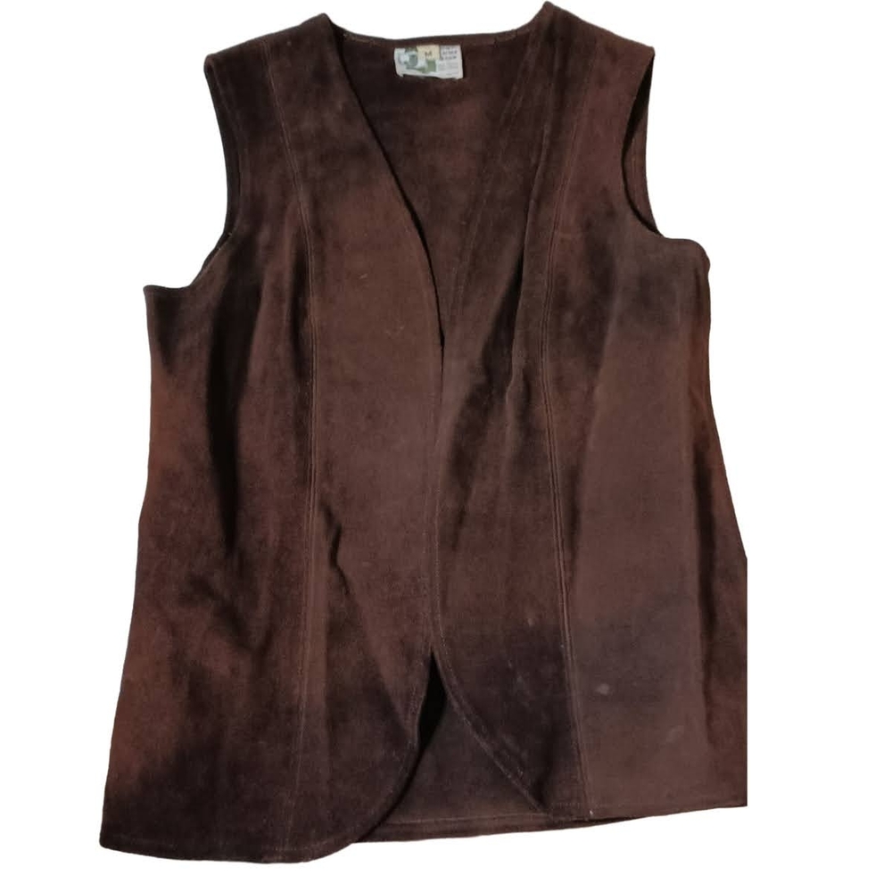 Coffee Brown Sleeveless Vest